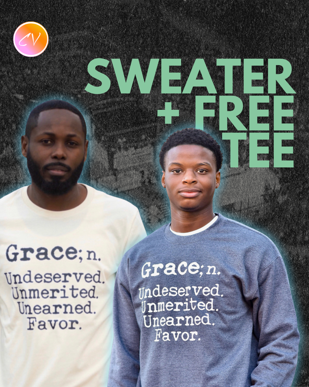 Grace Sweater Combo with Free Tee